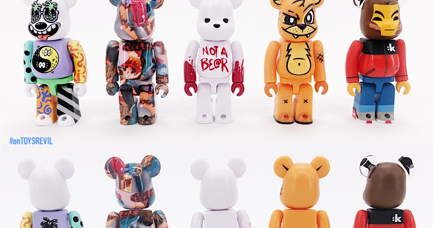 DesignerCon Artist 5 Pack 100% BEARBRICK Available Online Now!